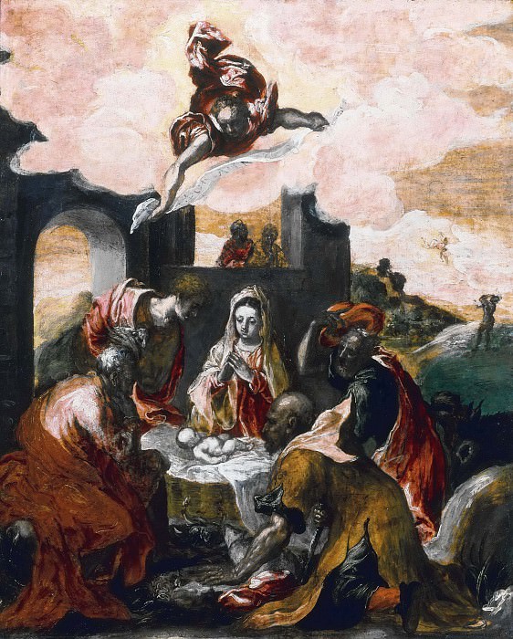 Adoration of the Shepherds. El Greco