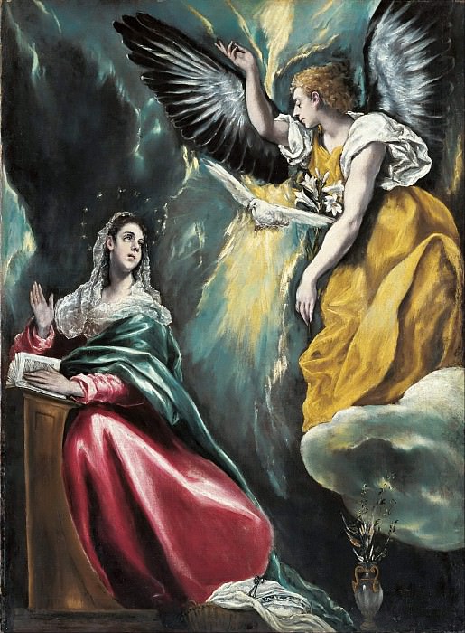 Annunciation. El Greco