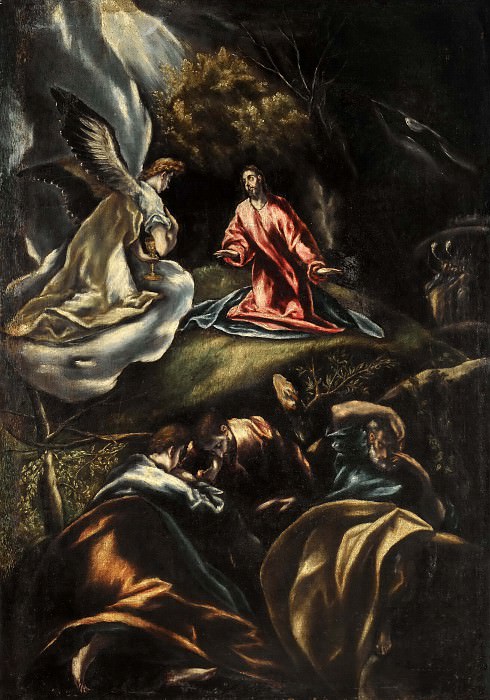 Jesus in the Garden of Olives. El Greco