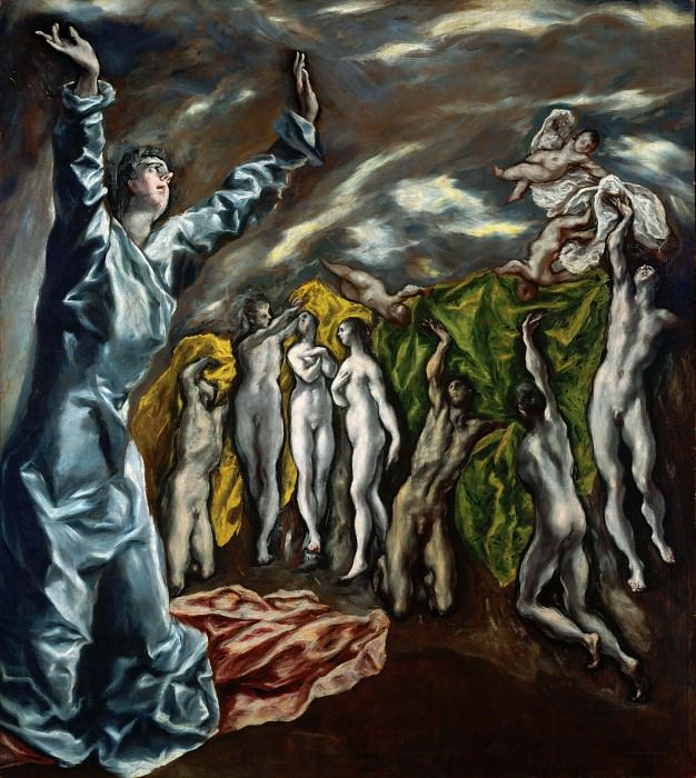 The opening of the Fifth Seal of the Apocalypse. El Greco