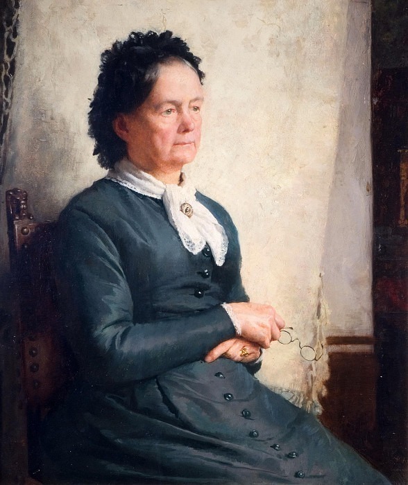 Portrait Of The Artist’s Mother. Charles Gogin