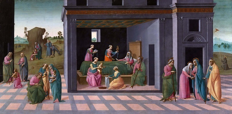 Сцены из жизни святого Иоанна Крестителя. Бартоломео ди Джованни