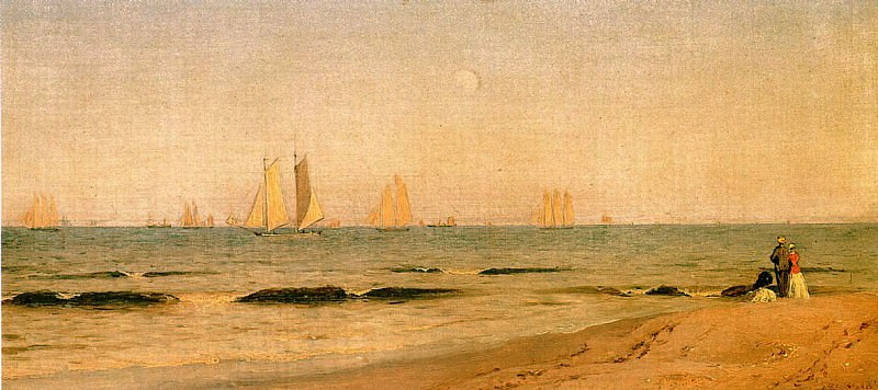 Песчаный мыс, 1865. Сэнфорд Робинсон Гиффорд