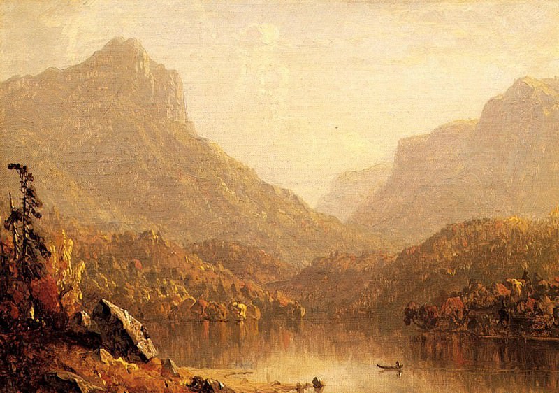 Lake Scene 1861. Sanford Robinson Gifford