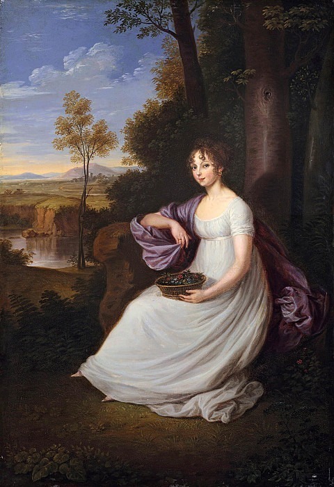 Portrait of Bibikova. Ludwig Guttenbrunn