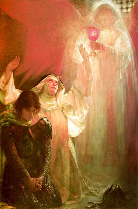 Goetze Sigismund The Vision Of Sir Percivales Sister. Сигизмунд Гетце