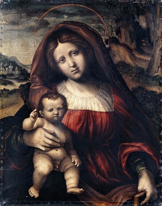 Мадонна с младенцем. Никколо Джолфино