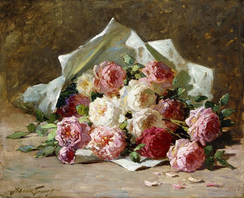 A Bouquet of Roses. Abbott Fuller Graves