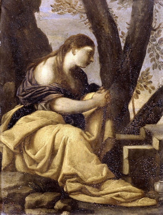 Saint Mary Magdalene penitent. Guercino (Giovanni Francesco Barbieri) (school of)
