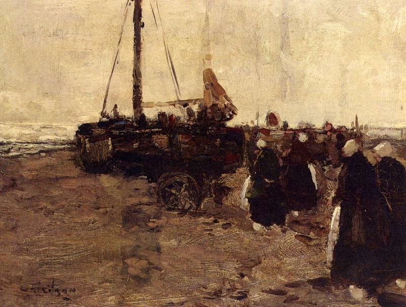 Gibson William Alfred The Return Of The Fishing Boats. Уильям Альфред Гибсон