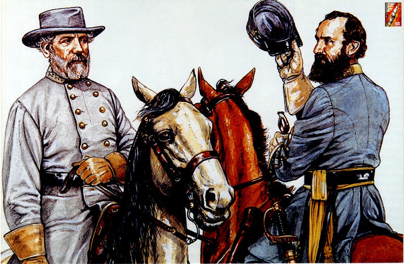 Генерал Ли и генерал Стюарт. Геттисберг
