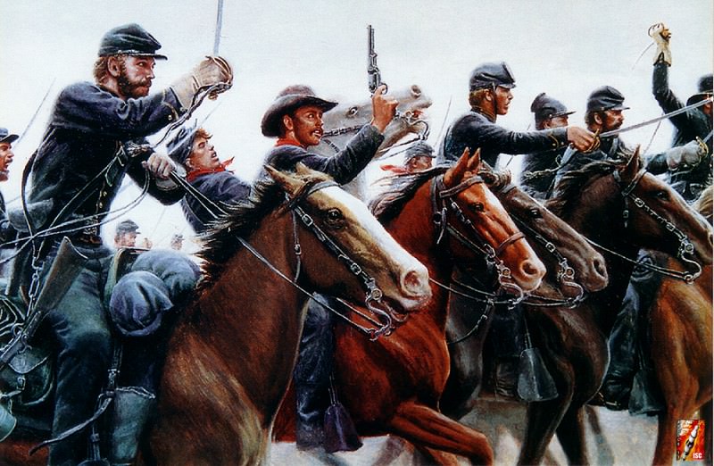 Union Cavalry. Gettysburg