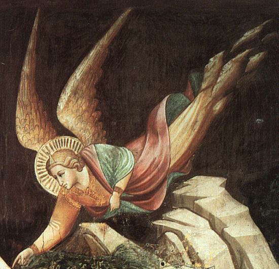 Сон Геракла, фрагмент, 1380, фреска в церкви Санта Кроче. Таддео Гадди