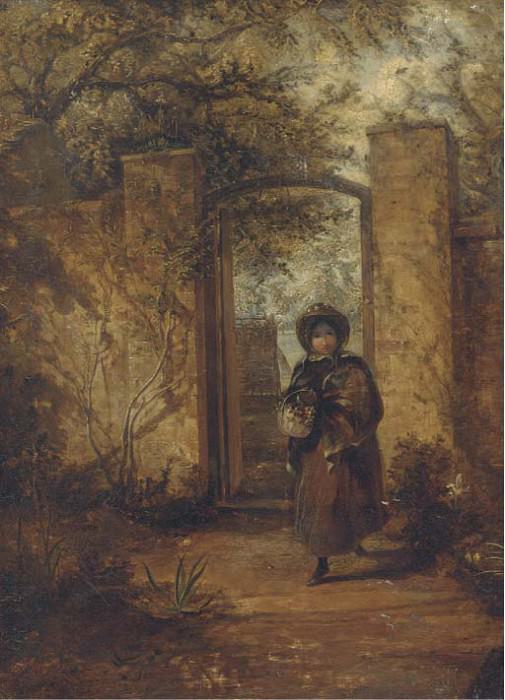 At the garden door. Frederick Goodall