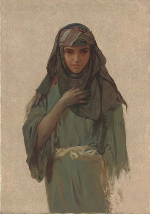 Молодая бедуинка. Фредерик Гудолл