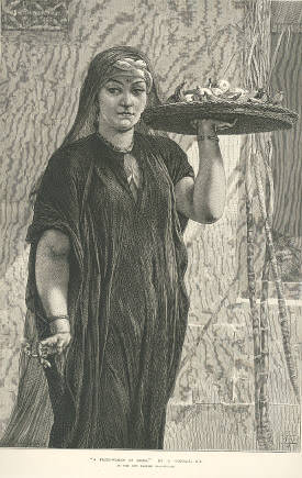 Женщина, продающая фрукты. Фредерик Гудолл
