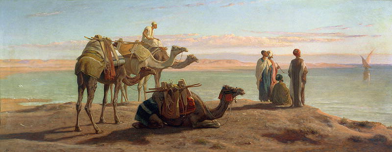 Waiting for the Boat Gulf of Suez. Frederick Goodall