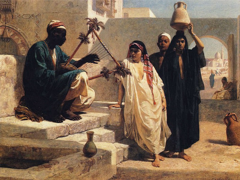 The Song of the Nubian Slave. Frederick Goodall