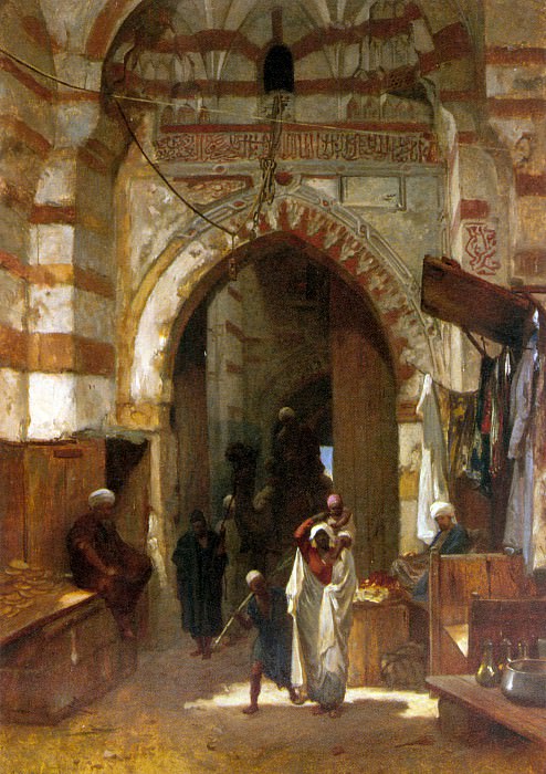 the grand bazaar. Frederick Goodall