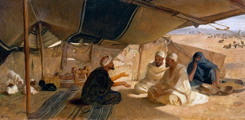 Арабы в пустыне. Фредерик Гудолл