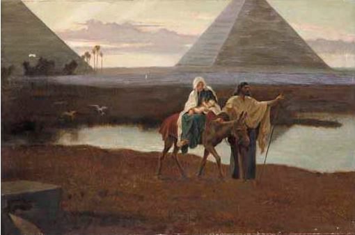 THE FLIGHT INTO EGYPT. Frederick Goodall