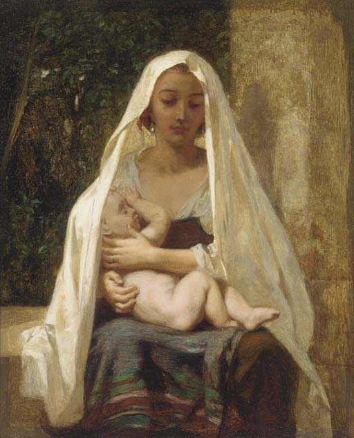 Italian woman and child. Frederick Goodall