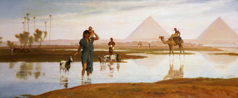 Overflow of the Nile. Frederick Goodall
