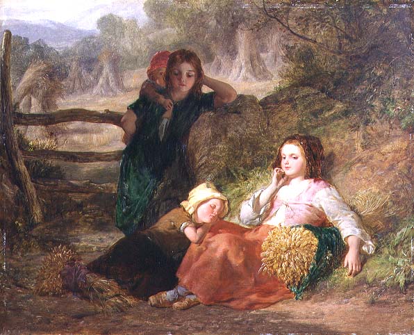 Tired Gleaners 1855. Frederick Goodall