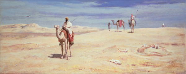 Arabs in the Desert. Frederick Goodall