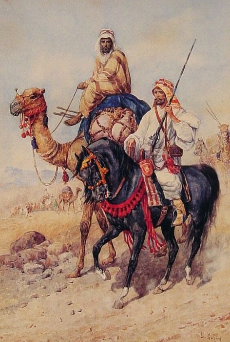 The Arab Caravan. Джузеппе Габани