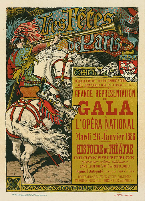 Paris Festivals; Fêtes De Paris. Eugene Grasset