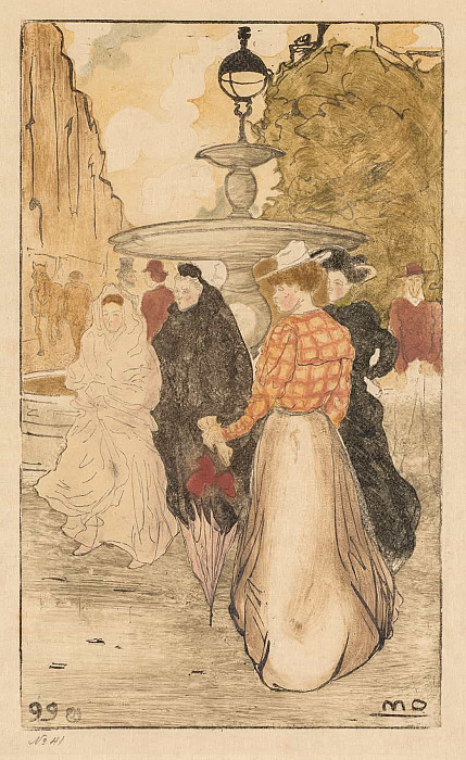Place Saint Georges. Eugene Grasset