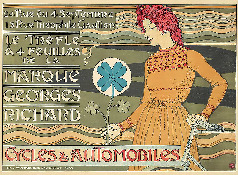 Marque Georges Richard, Cycles & Automobiles. Eugene Grasset