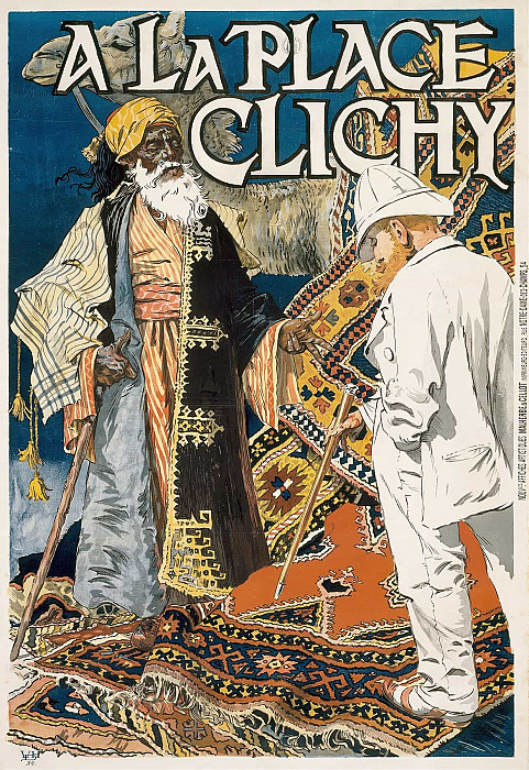 At Place Clichy; A la Place Clichy. Eugene Grasset