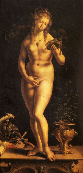 Venus And The Mirror. Jan Mabuse Gossaert (Gossart)