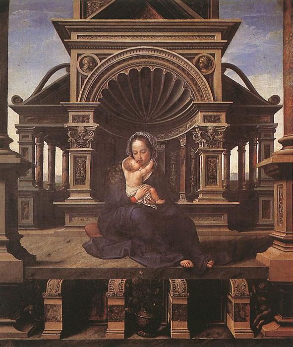 Virgin of Louvain. Jan Mabuse Gossaert