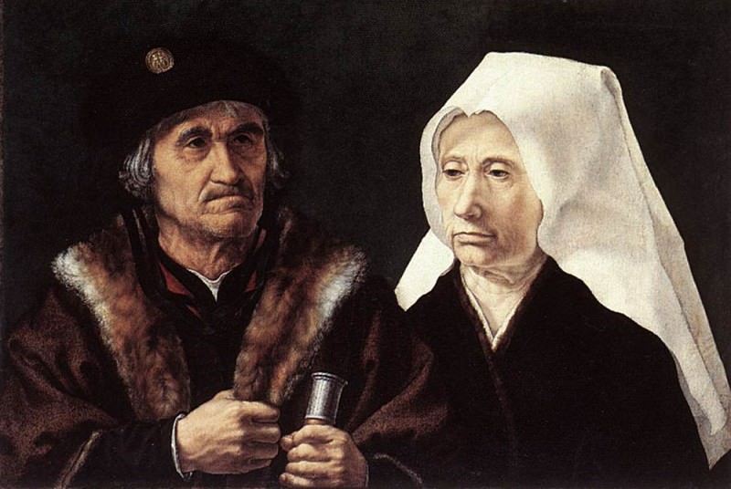 An Elderly Couple. Jan Mabuse Gossaert (Gossart)
