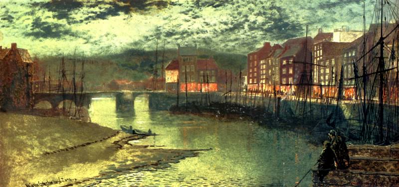 Whitby-Docks. John Atkinson Grimshaw