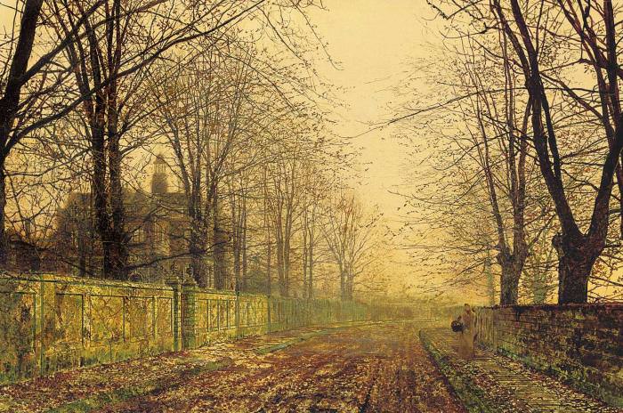 The Sere and Yellow Leaf. John Atkinson Grimshaw