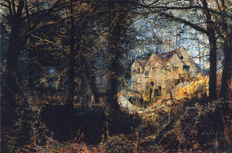 Autumn Glory, The Old Mill. John Atkinson Grimshaw