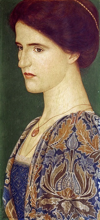 Fiammetta (Portrait Of Georgie Gaskin). Arthur Joseph Gaskin