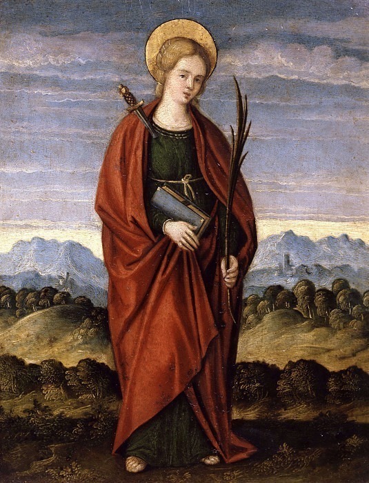 Santa Giustina of Padua. Girolamo Galizzi da Santacroce