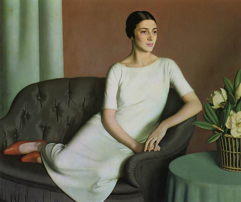 Marguerite Kelsey 1928 47.5x55.5in. Hopkins Frederick Gowland