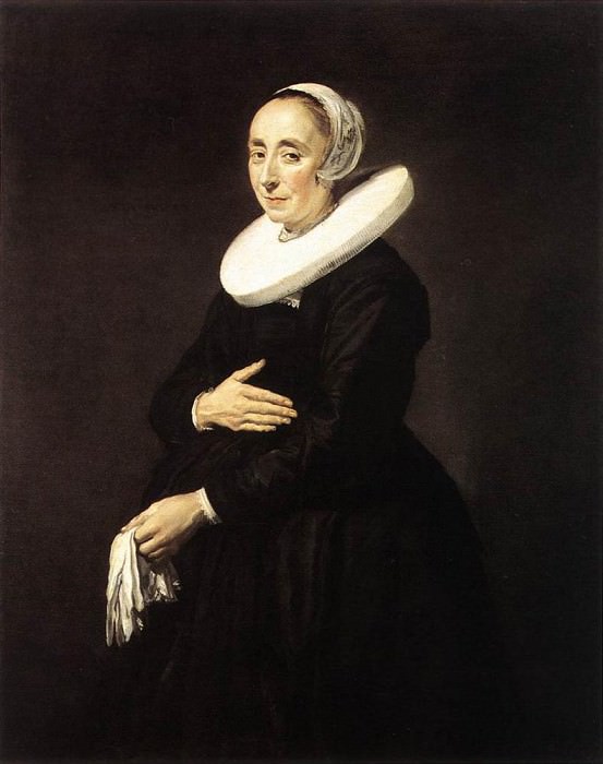 Portrait Of A Woman 1640. Frans Hals