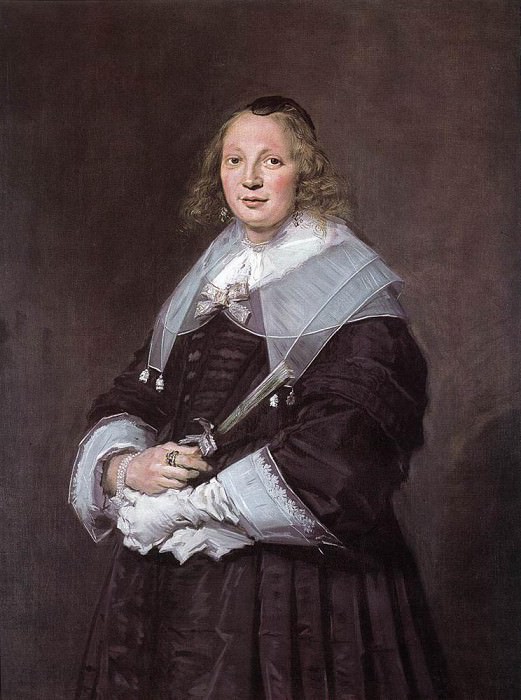 Portrait Of A Standing Woman. Frans Hals