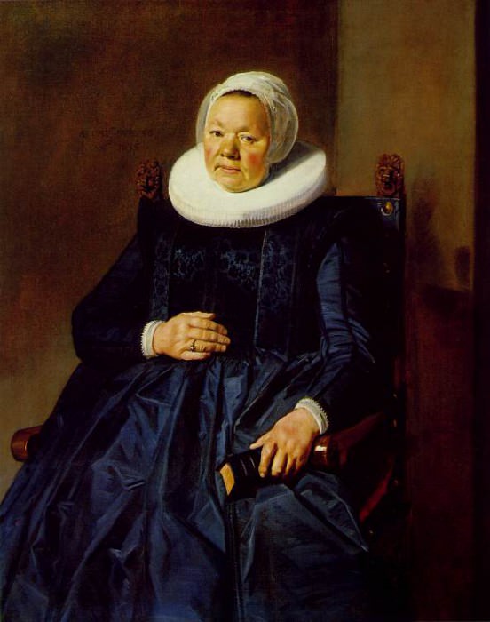 Portait of a woman 1635, Frick Collection, New York. Frans Hals