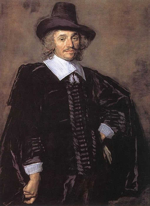 Portrait Of A Man 1650. Frans Hals