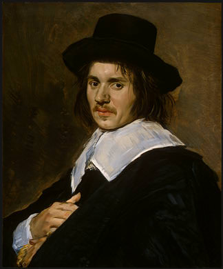 PORTRAIT OF A MAN, 1648-1650. Frans Hals