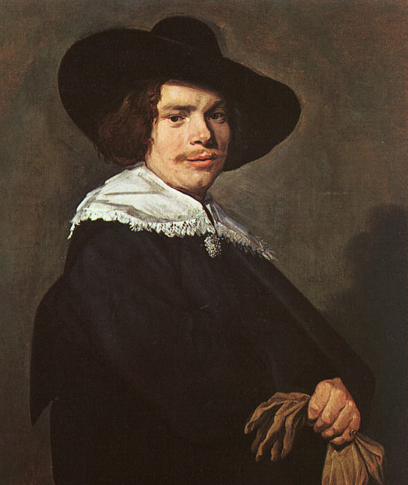 Portrait of a Young Man, oil on canvas, Art History Mus. Frans Hals