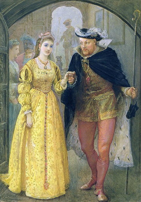 Генрих VIII и Анна Болейн. Артур Хопкинс